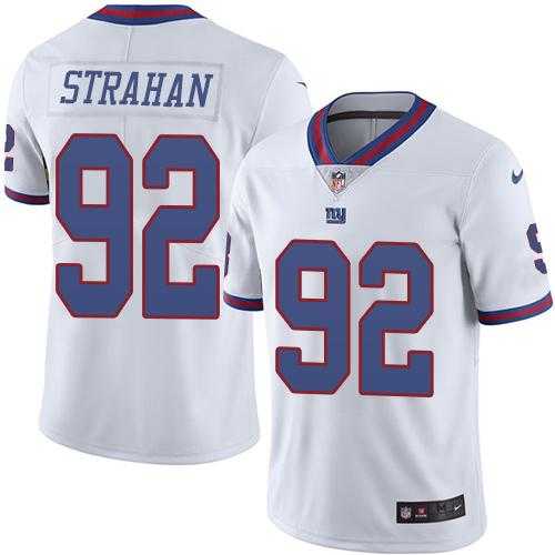 Nike Men & Women & Youth Giants 92 Michael Strahan White Color Rush Limited Jersey,We sell and wholesale Nike Men & Women & Youth Giants 92 Michael Strahan White Color Rush Limited Jersey on line form chian!